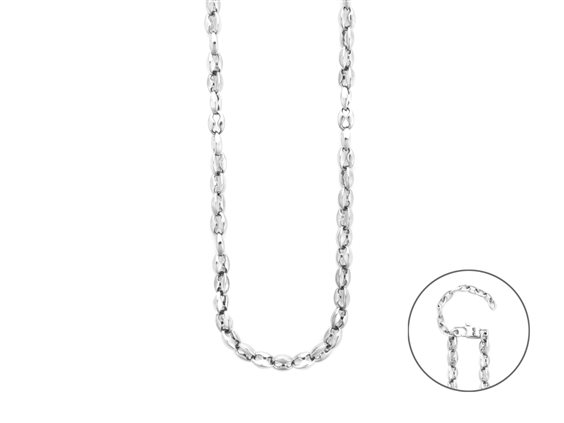 Collier 4US: Cesare Paciotti Femme in Acier 4UCL8525 - 4UCL8525